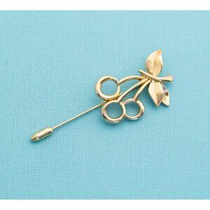 Vintage Art Nouveau Stylish Leaves Tip Stick Pin E27